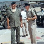 John Wayne and Barton Mac Leod on the set of "The Green Berets." Credit: Personal collection of Barton Mac Leod