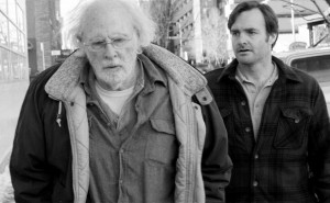 The 77-year-old Bruce Dern, left — in a scene with Will Forte — has a Golden Globe nomination and the prospect of a future Oscar nomination for his role as Woody Grant in the movie Nebraska. His role in The Cowboys, as a bad guy who shoots John Wayne in the back, caused the public to turn on hm.